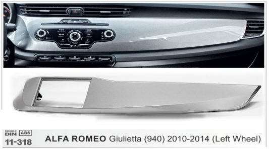 Alfa Romeo Giulietta Double Multimedya Çerçevesi 11-318