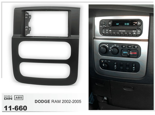 Dodge RAM Double Multimedya Çerçevesi 11-660